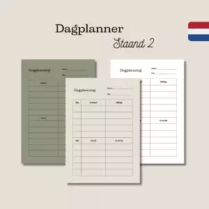 Dagplanner, planner, weekplanner