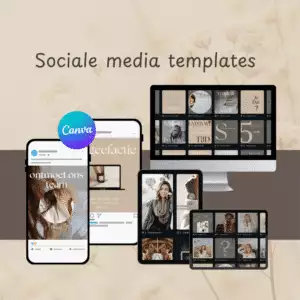 Sociale media templates bewerkbaar